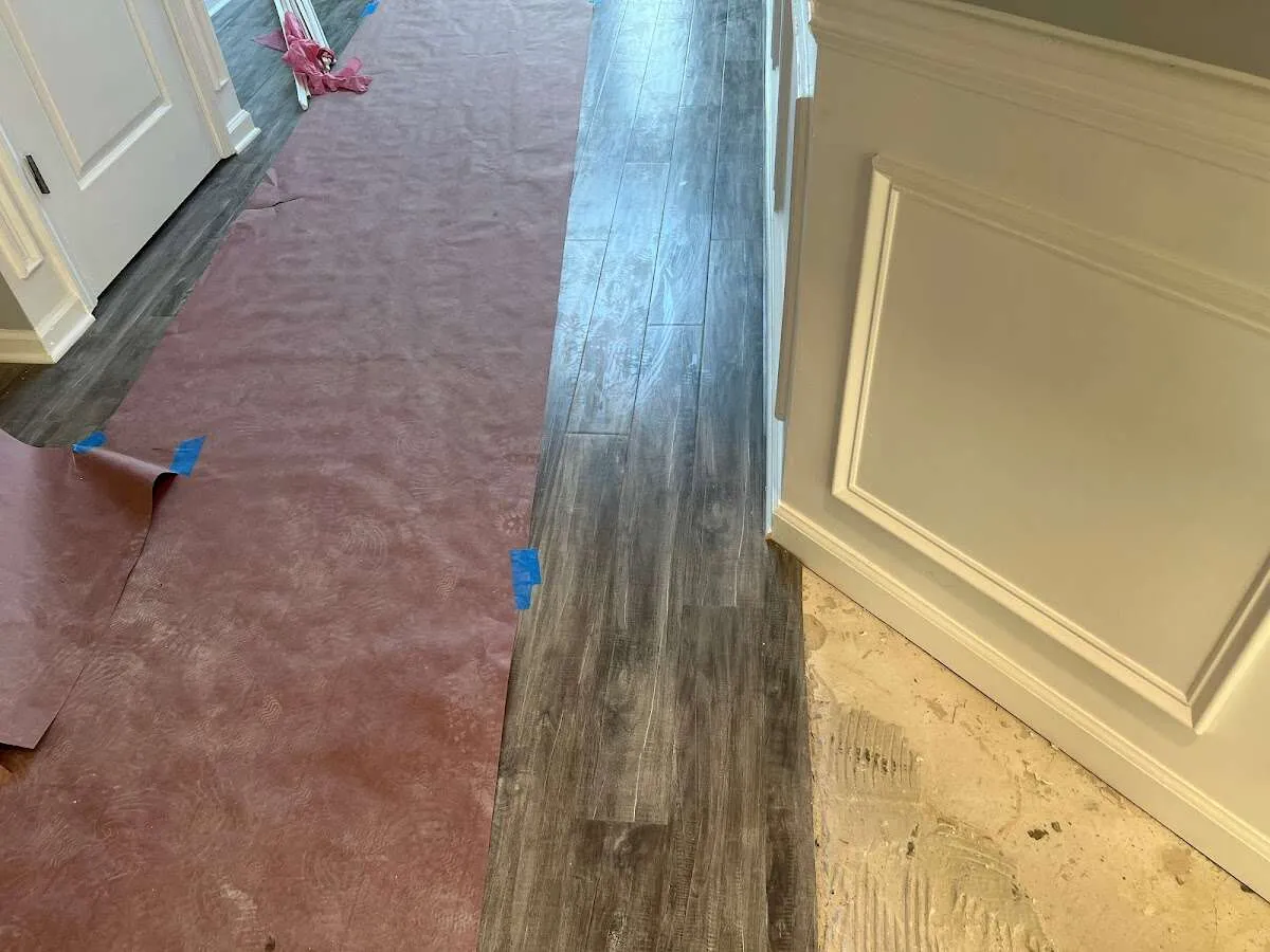 Completed marble shower restoration in Perry Hall